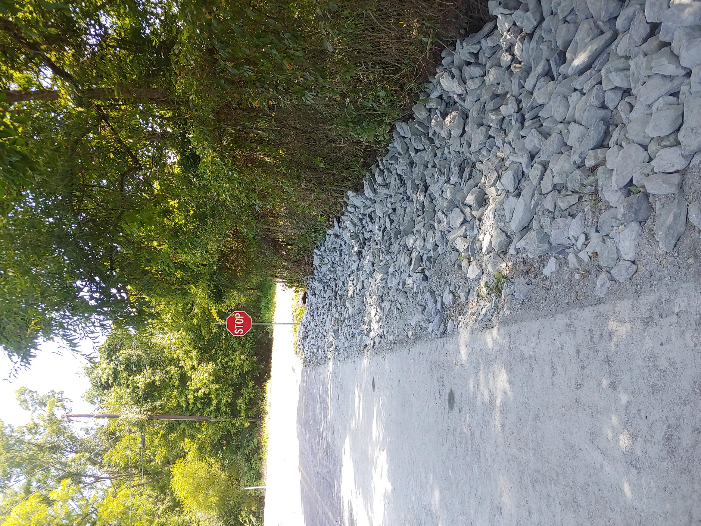Ditch Work on Liberty Hall Rd